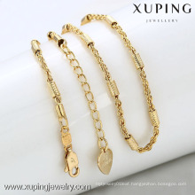 42283-Xuping Hot jewelry simple gold imitation chain necklace